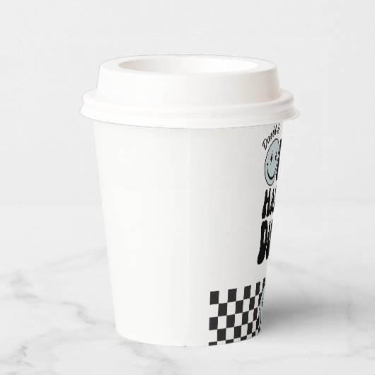 ワンハッピードデファースト誕生日ハッピー顔 紙コップ (右)