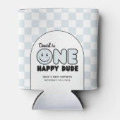 ワンハッピードドゥグルーヴィブルーボーイ誕生日 缶クーラー (正面)