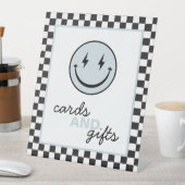 ワンハッピードドスマイル顔カードとギフト 台座サイン (インサイチュ)