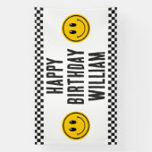 ワンハッピードファースト誕生日ラージバナー 横断幕 (縦)