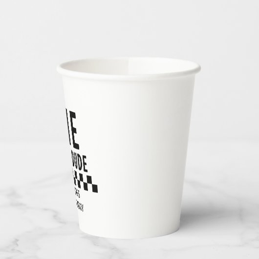 ワンハッピードファースト誕生日 紙コップ (左)