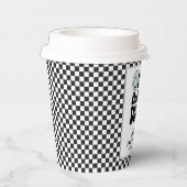 ワンハッピードブルーカワイボーイファースト誕生日 紙コップ (右)