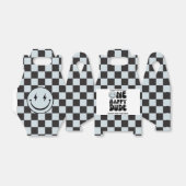 ワンハッピードブルーハッピー顔ボーイファースト誕生日 フェイバーボックス (折り畳みなし)