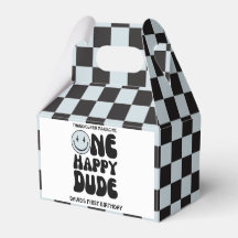 ワンハッピードブルーハッピー顔ボーイファースト誕生日