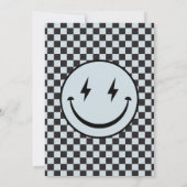 ワンハッピードブルーボーイ誕生日 招待状 (裏面)