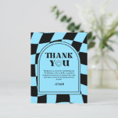 ワンハッピードブルーボーイ1st誕生日サンキューカード (スタンド正面)