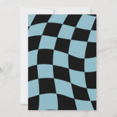 ワンハッピードボーイファースト誕生日 招待状 (裏面)