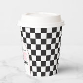 ワンハッピーバーベハッピーバースデー顔1st誕生日 紙コップ (左)