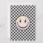 ワンハッピーバーベレトロガールズバースデーパーティー 招待状 (裏面)