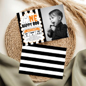 ワンハッピーブーボーイ1st誕生日パーティの招待状 招待状