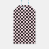 ワンハッピーベビーガールズピンク1歳の誕生日 ギフトタグ (裏面)