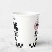 ワンハッピーベビーガールファースト誕生日 紙コップ (右)