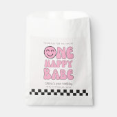 ワンハッピーベビーハッピーフェイスクピンク フェイバーバッグ (正面)