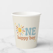 ワンハッピーボーイ、1回目ののまわりに日帰り 紙コップ (正面)