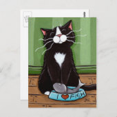 ワンハッピー子猫- Cat Artポストカード ポストカード (正面/裏面)