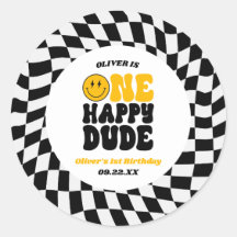 ワンハッピー・デュード レトロ ファースト 1歳の誕生日パーティー