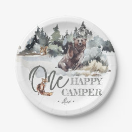 ワンハッ素朴プキャンパー誕生日パーティー ペーパープレート