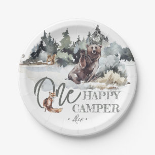 ワンハッ素朴プキャンパー誕生日パーティー ペーパープレート