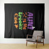 ワンハロウィン不気味ファミリーマッチングの叔母 タペストリー (インサイチュ(横))