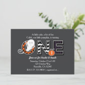 ワンハロウィーン秋1st誕生日パーティの招待状 招待状 (スタンド正面)