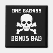 ワンバダスボーナスステップパパ誕生日 マグネット (正面)