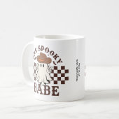 ワンバベ不気味ウェスタン幽霊女性のカーボーイ誕生日 コーヒーマグカップ (正面左)