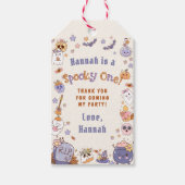 ワンバベ不気味キュートなハロウィーン幽霊1日 ギフトタグ (正面)