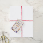 ワンバベ不気味キュートなハロウィーン幽霊1日 ギフトタグ (より糸付き)