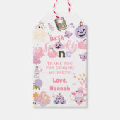 ワンバベ不気味キュートなハロウィーン幽霊1日 ギフトタグ (正面)