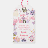 ワンバベ不気味キュートなハロウィーン幽霊1日 ギフトタグ (裏面)