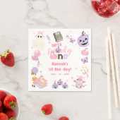 ワンバベ不気味キュートなハロウィーン幽霊1日 スタンダードカクテルナプキン (インサイチュ)