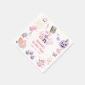 ワンバベ不気味キュートなハロウィーン幽霊1日 スタンダードカクテルナプキン (角)