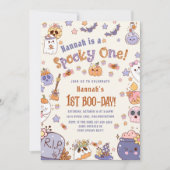 ワンバベ不気味キュートなハロウィーン幽霊1日 招待状 (正面)