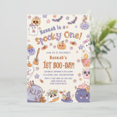 ワンバベ不気味キュートなハロウィーン幽霊1日 招待状 (スタンド正面)