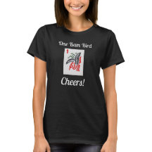 ワンバムの鳥の麻雀Tシャツ