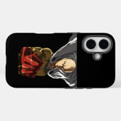 ワンパンマン サイタマ アニメ携帯ケース Case-Mate iPhoneケース (裏面 (横))