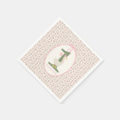 ワンパーソナライズされたグ間抜けースファースト誕生日ナプキン スタンダードカクテルナプキン (角)