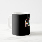 ワンヒップティーチャー コーヒーマグカップ (正面左)