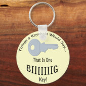 ワンビッグ鍵Ltキーチェーン キーホルダー (正面)