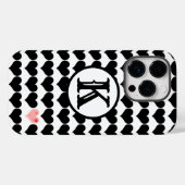 ワンピンクハート(イニシャル) Case-Mate iPhoneケース (裏面 (横))