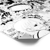 ワンピースマンガコラージュ ポスター (角)