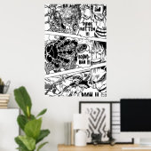 ワンピースマンガ ポスター (ホームオフィス)