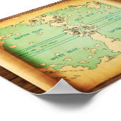 ワンピース世界地図 ポスター (角)