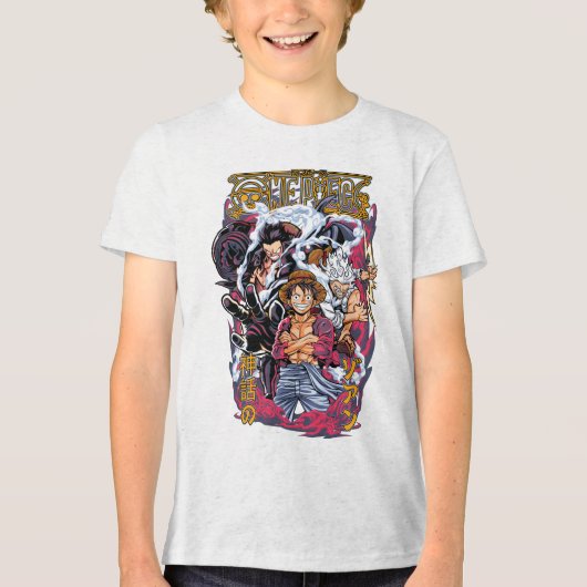 ワンピース漫画 トライブレンドＴシャツ (正面)
