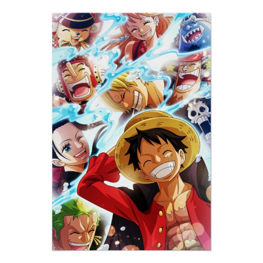 ワンピース ストローハット ワノ国 ポスター (正面)