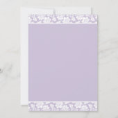 ワンピース パープル アイリス ウェディング 招待状セット 招待状 (裏面)