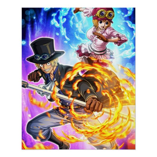 ワンピース、ロー、ルフィ、キッド ポスター (正面)