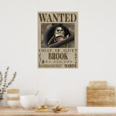 ワンピースBrook 1stが必要 ポスター (キッチン)