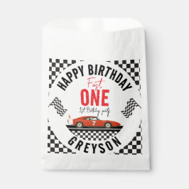 ワンファストレースカーボーイ1st誕生日パーティー フェイバーバッグ