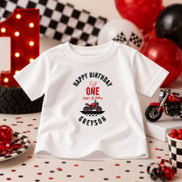 ワンファストレース モーターサイクル ボーイ 1歳の誕生日パーティー